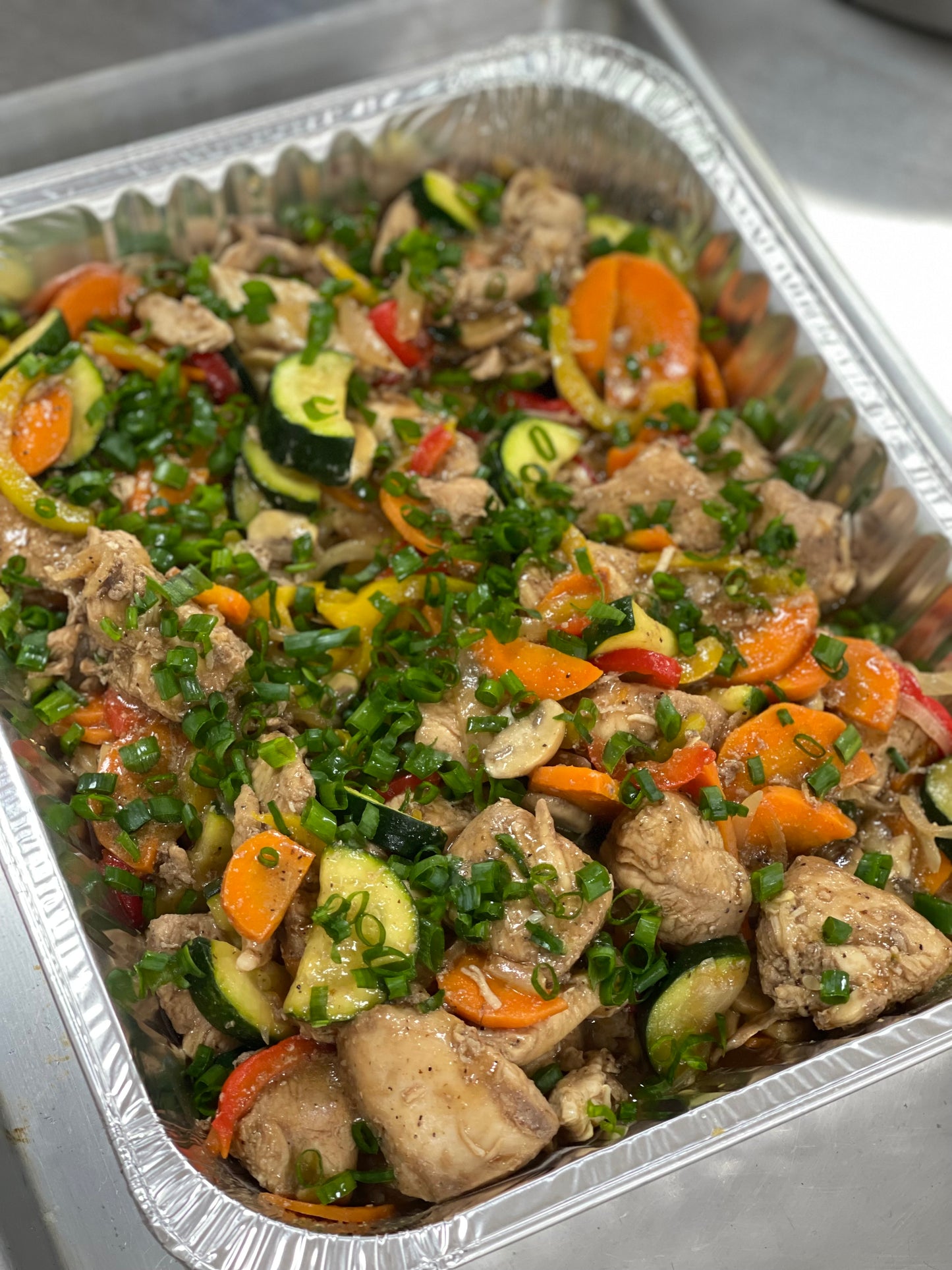 Pollo Oriental con Vegetales