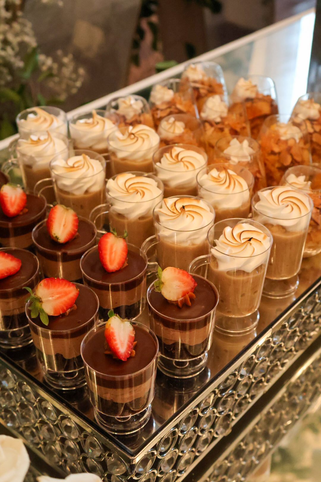 Vasitos de Mousse de Chocolate