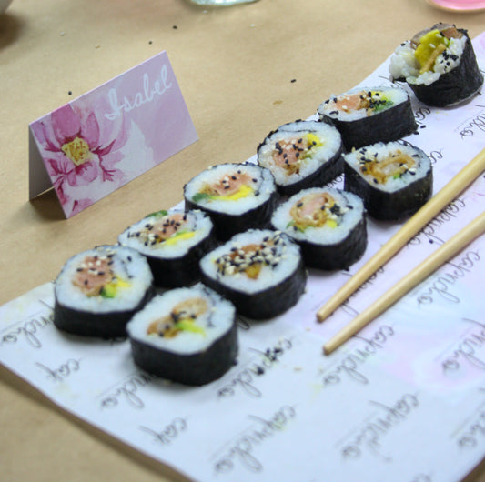 Clase Sushi o Poke + Mini Cake sin Bebidas