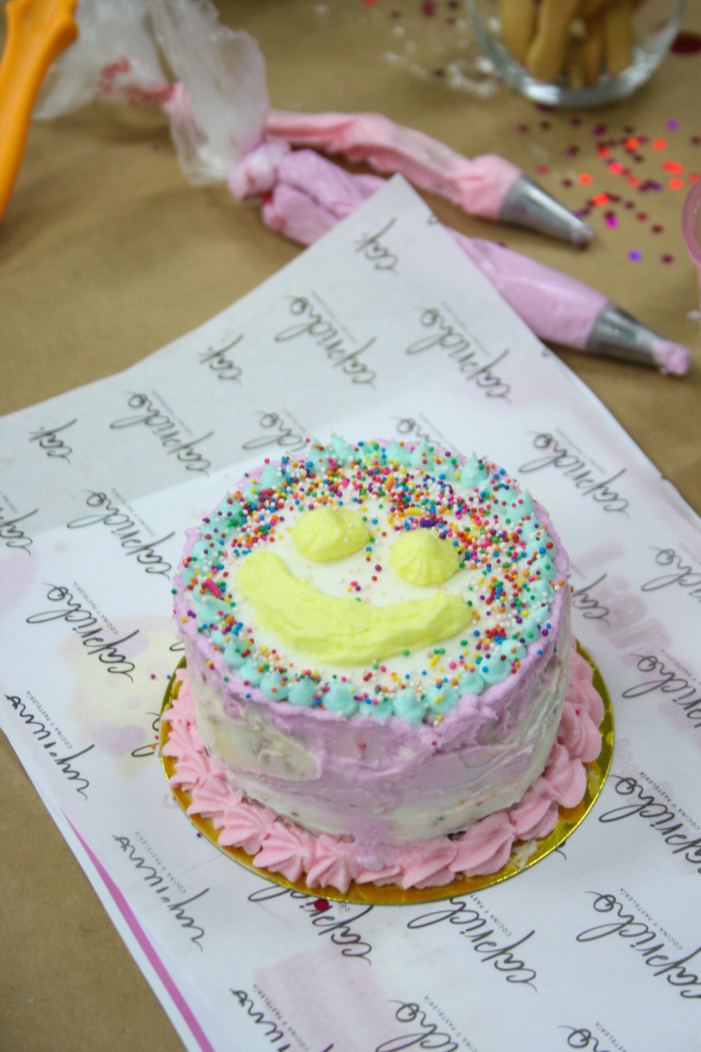 Clase Mini Cake + Cookies sin Bebidas