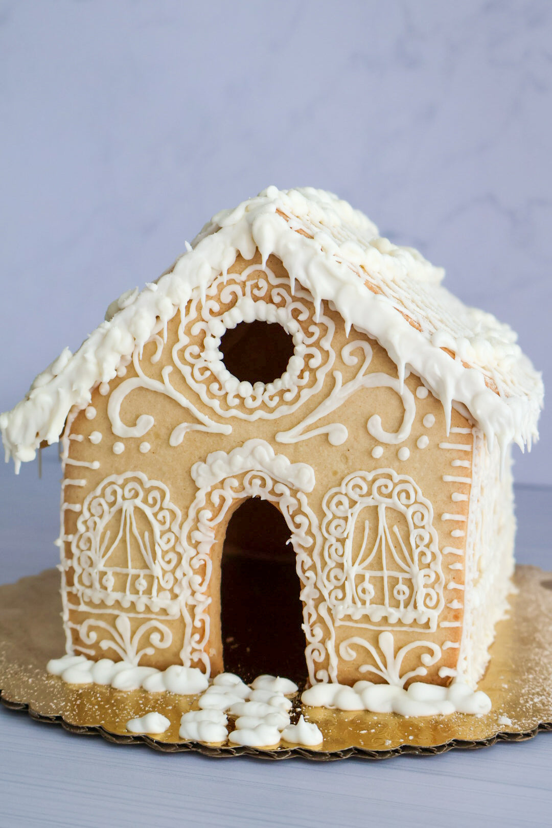 Casita de Navidad Blanca