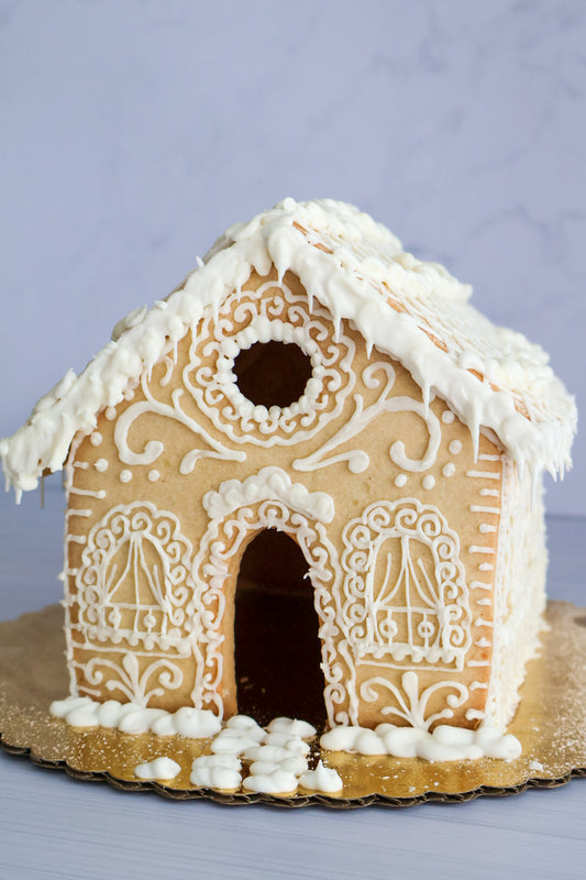 Casita de Navidad Blanca