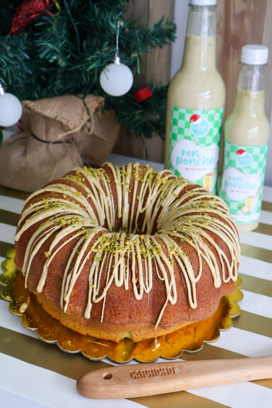 Pistachio Lava Bundt Cake