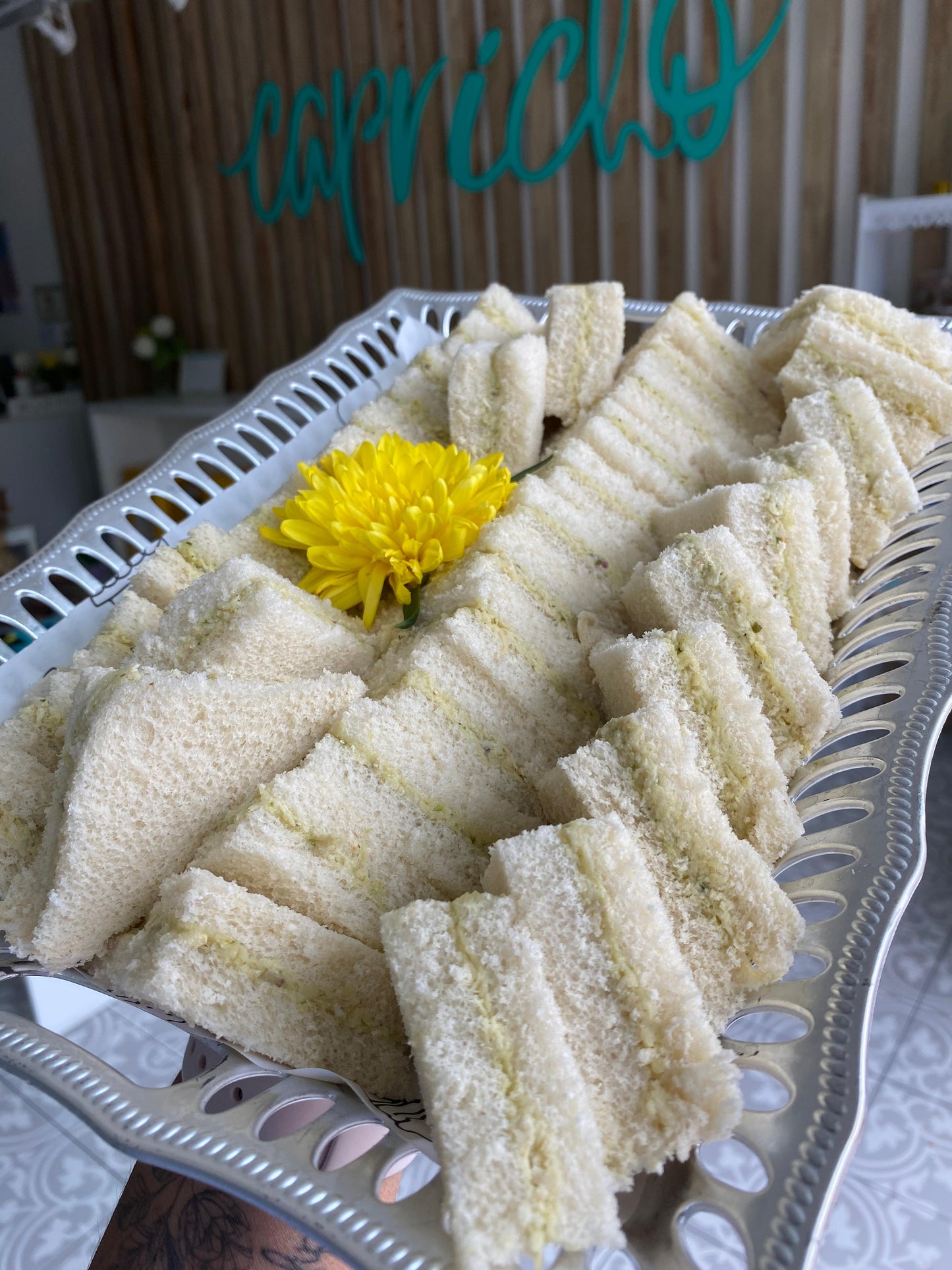 Sandwichitos de Pollo Pesto