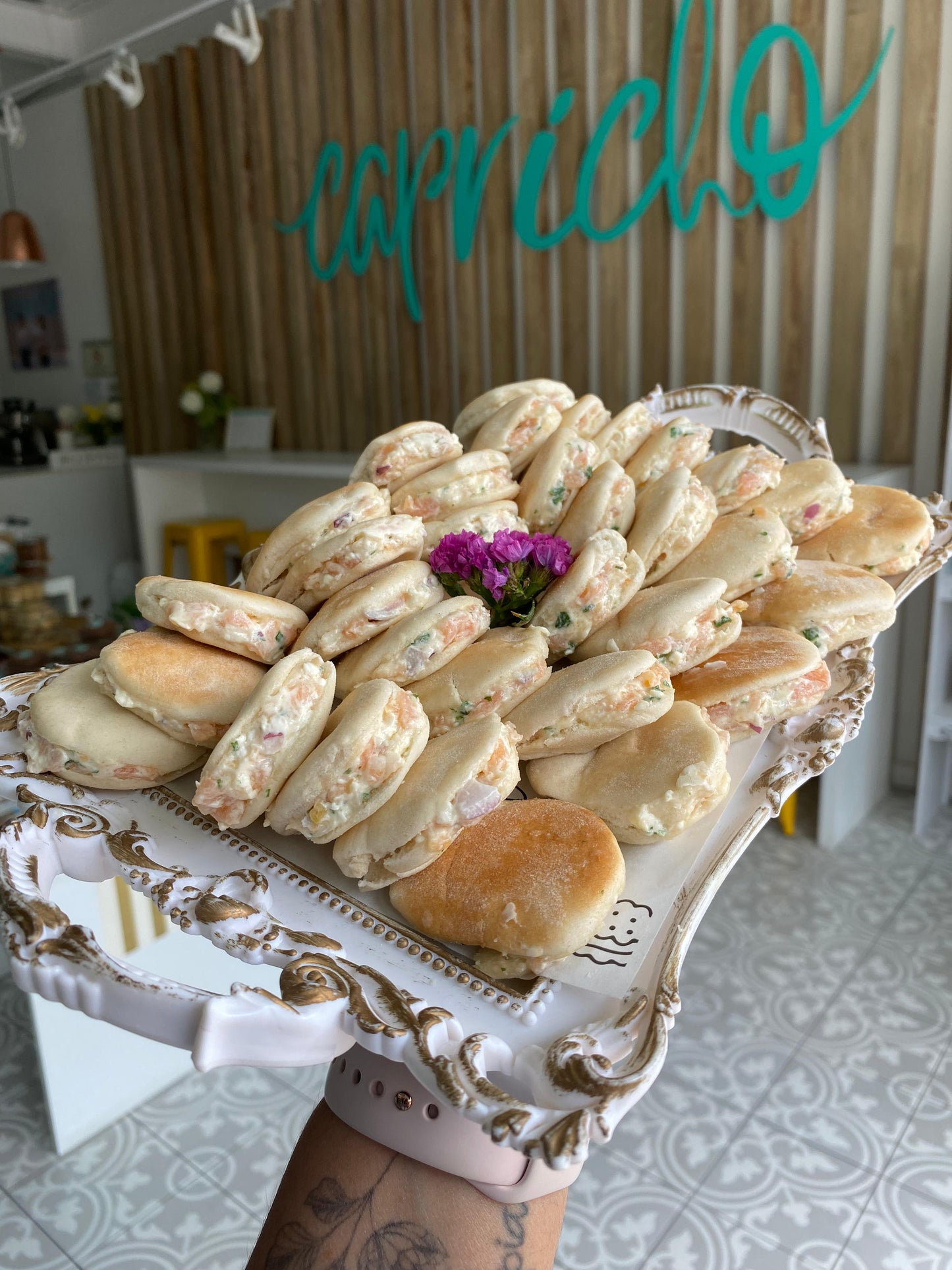 Mini Pita de Salmón Ahumado